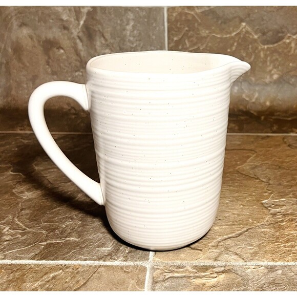 33oz Stoneware Beverage Pitcher - Threshold Designed with Studio McGee - New - Picture 2 of 4